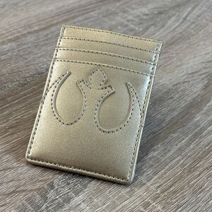 Loungefly Gold Star Wars Card Holder